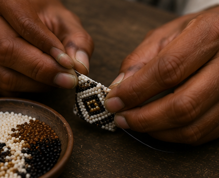 Indigenous Beaded Bracelet - Image 2